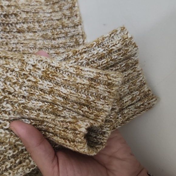 New Chunky Knit Long Sleeve Sweater Cozy Fall Outfit Winter Lagenlook Coastal - Picture 5 of 6